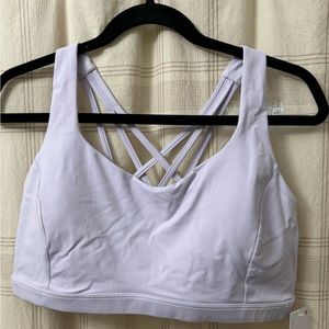 NWT Free to be Serene lululemon sz 14 sports bra, cup C/D, lavender